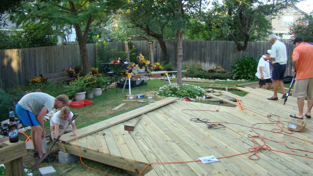 INSTALLING NEW DECK BOARDS